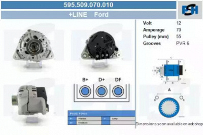 CV PSH 595509070010 -  Генератор